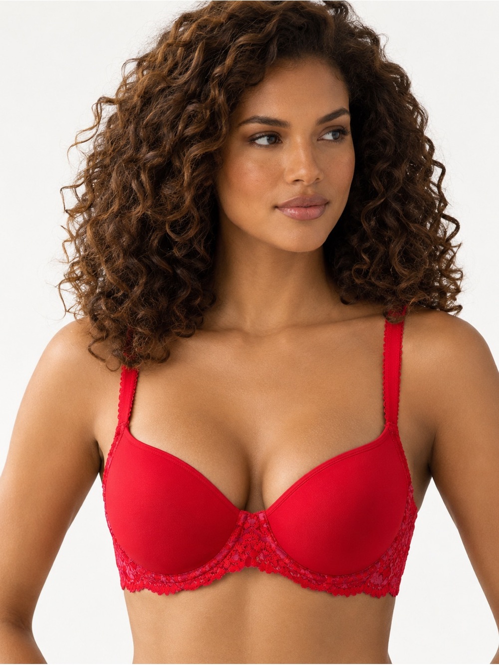 Red Lace Underwire by Wacoal “La Femme” Bra - Women Intimates